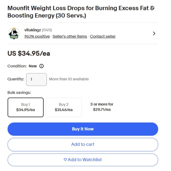 Mounfit Weight Loss Drops - Image 2